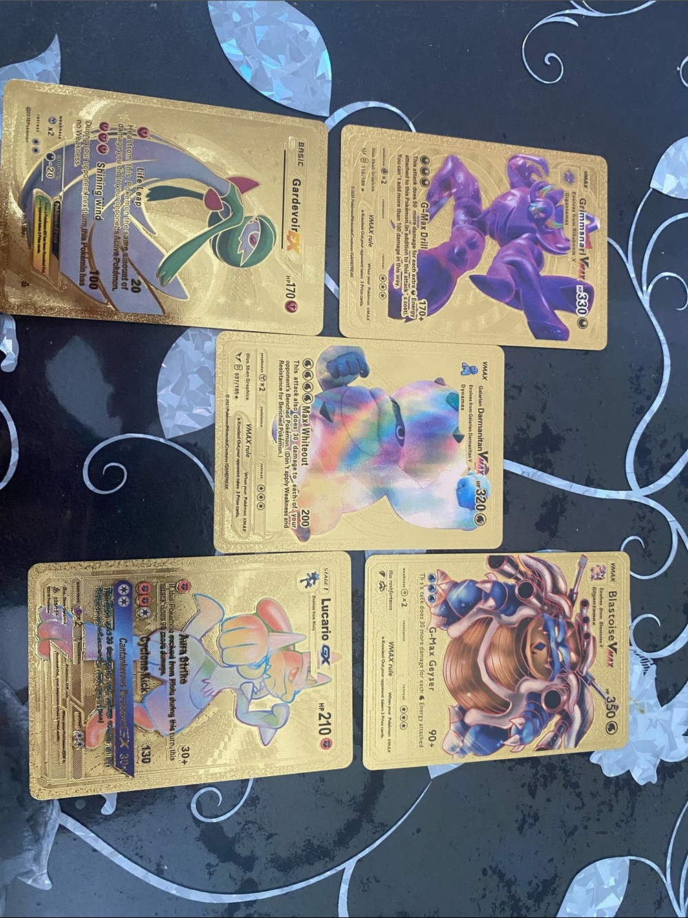 Pokémon cards all 5 cards included